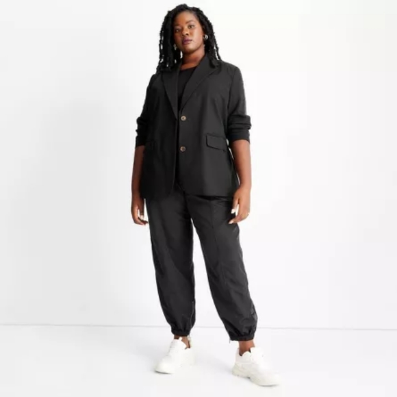 High-Rise Nylon Track Pants - Future Collective w/ Kahlana BB SOLD OUT ONLINE! - Picture 5 of 7